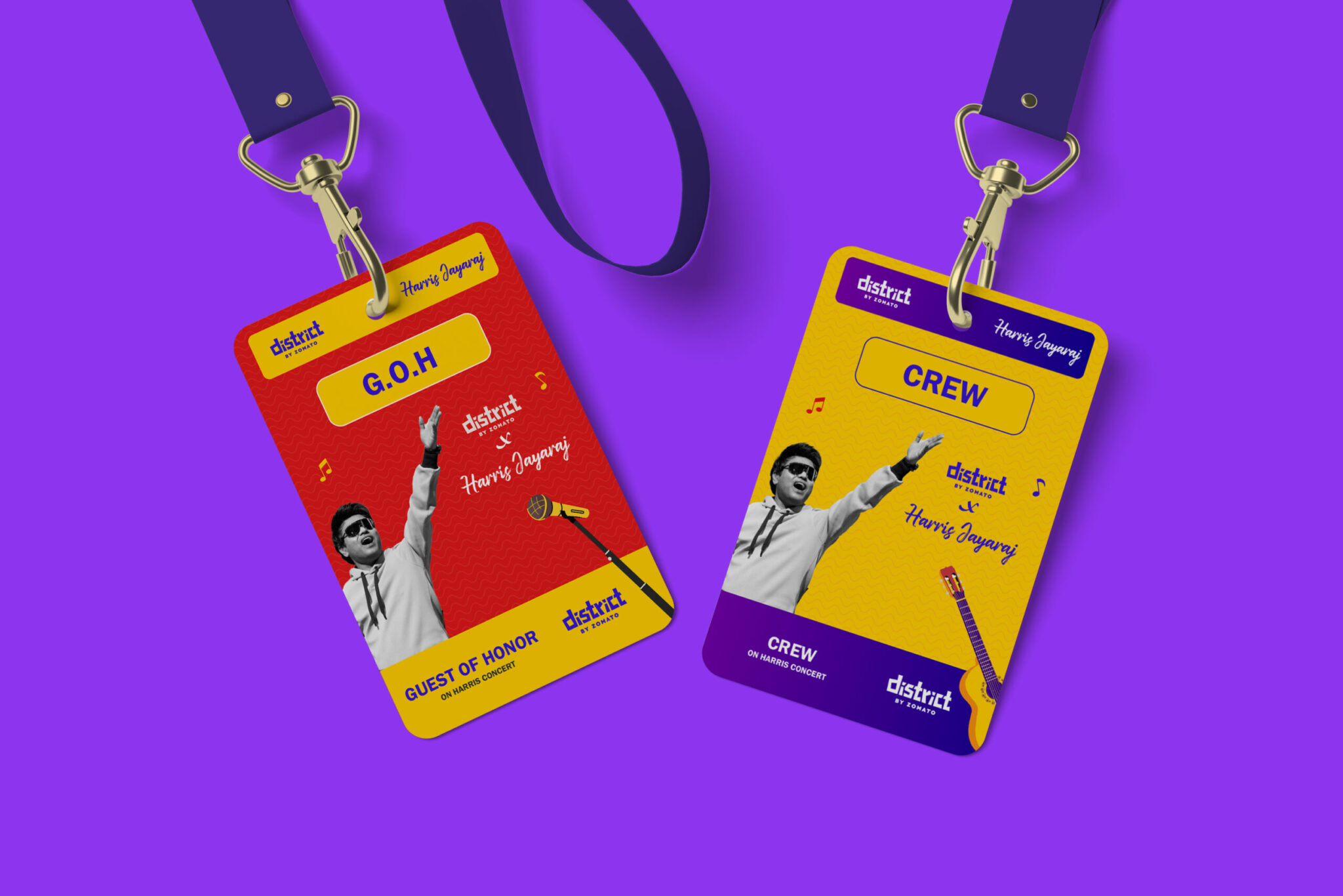 Crew ID Card | Harris Jayaraj Concert