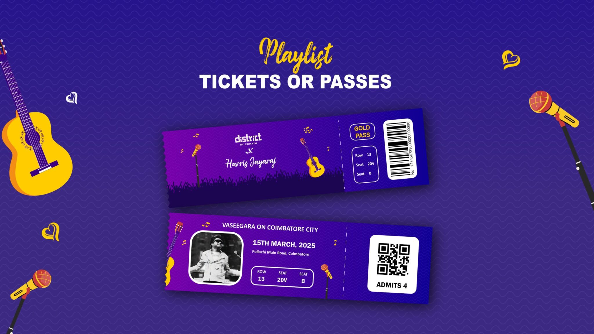 Ticket | Harris Jayaraj Concert