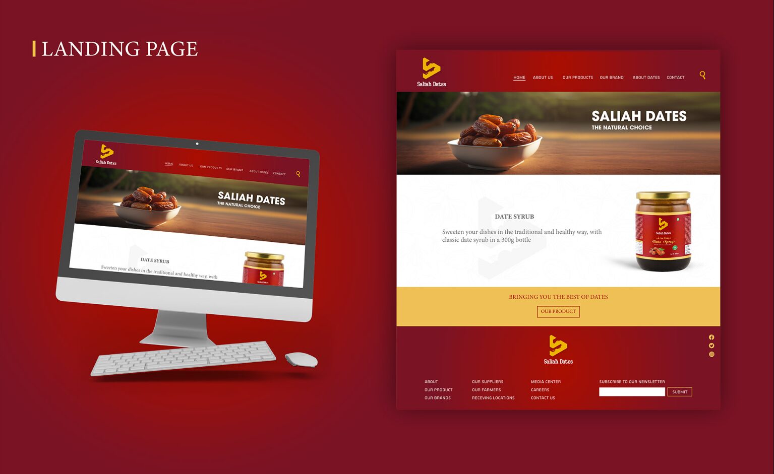 Landing Page – Saliah Dates